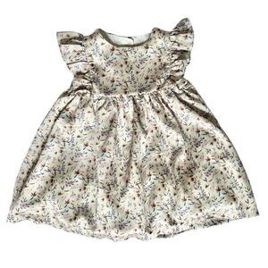 Baby Girl’s Lightweight Ruffle-sleeve Party Dress, 18m